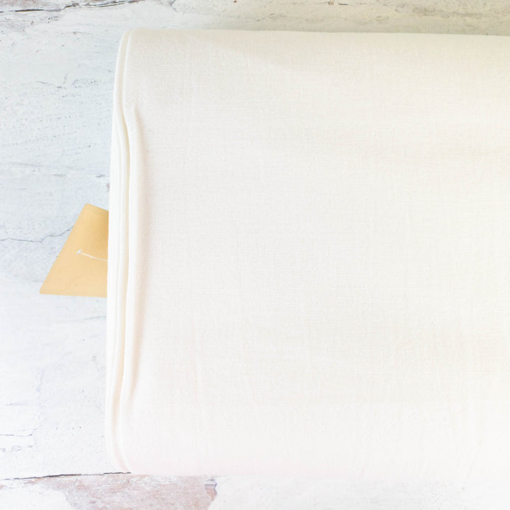 Cotton Linen Blend Canvas - White (CLCOW)