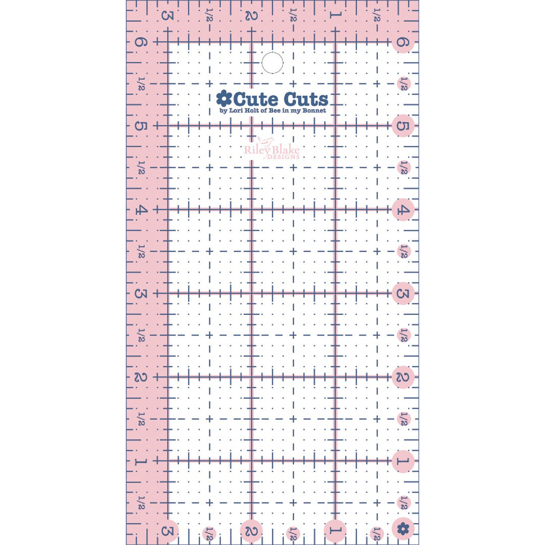 Cute Cut Rectangle Ruler - 3.5" x 6.5"