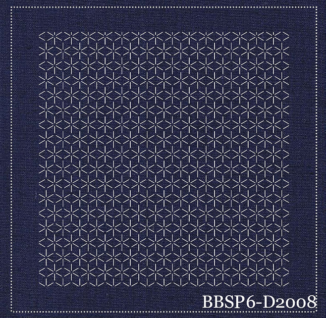 Daisies Pre-Stenciled Sashiko Sampler