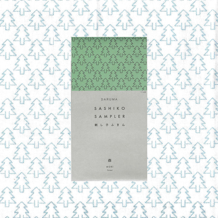 Daruma Hitomezashi Sashiko Sampler - Mori (1152)