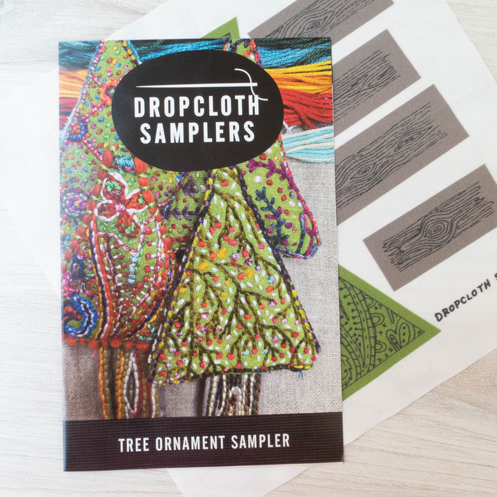 Tree Ornaments Embroidery Sampler