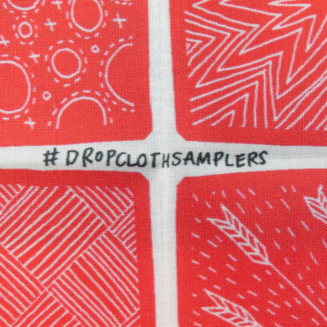 Heart Ornaments Embroidery Sampler