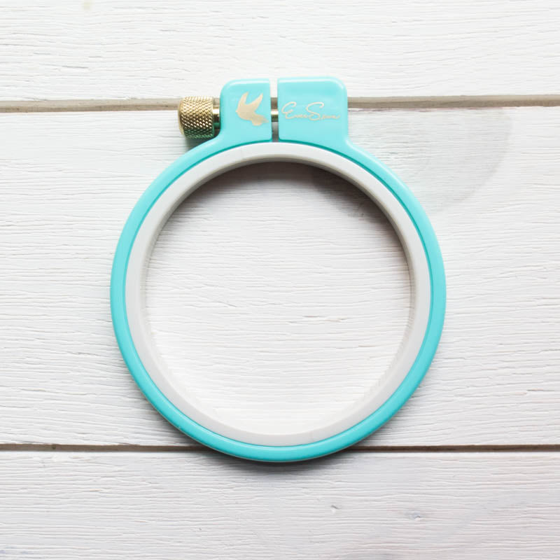 EverSewn 4 inch Easy Twist Embroidery Hoop Embroidery Hoops - Snuggly Monkey
