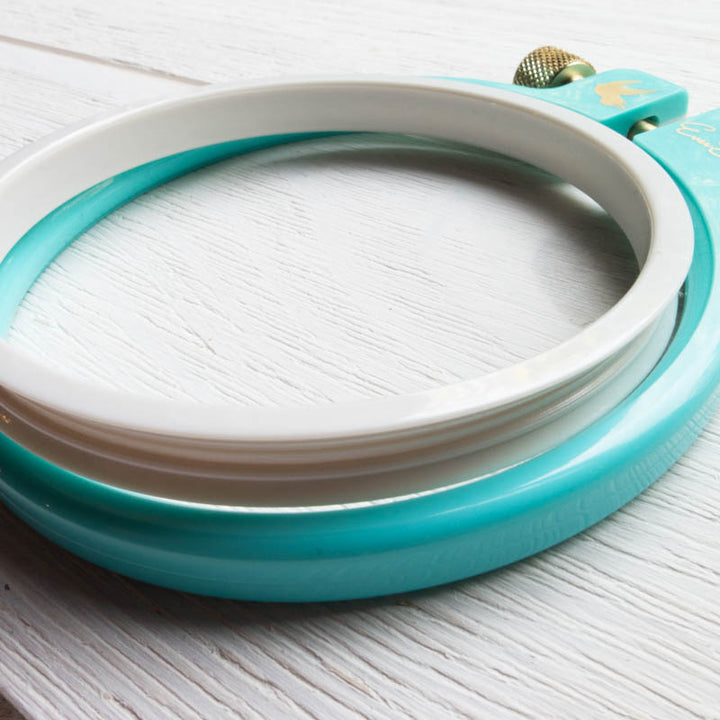 EverSewn 4 inch Easy Twist Embroidery Hoop Embroidery Hoops - Snuggly Monkey
