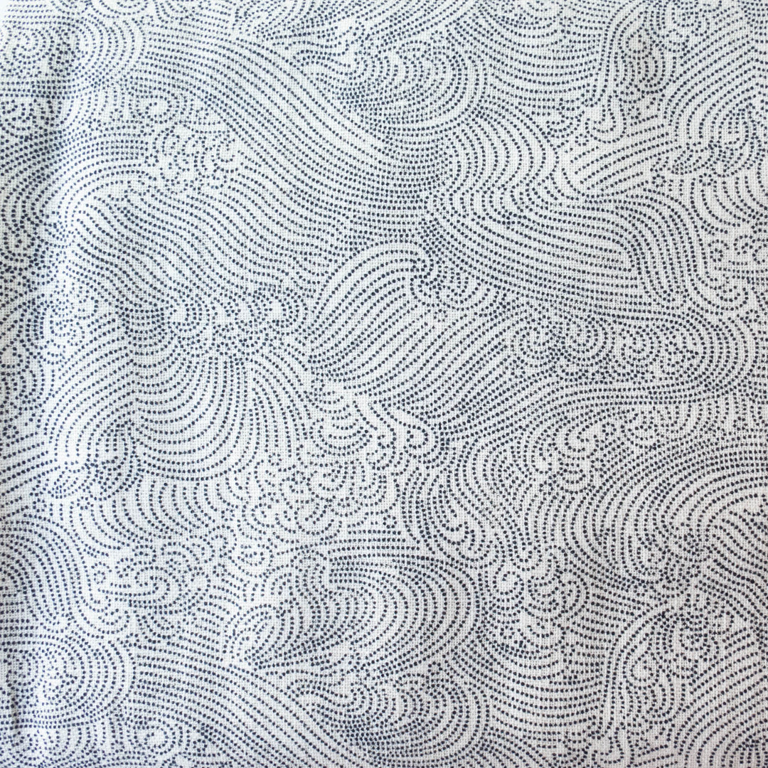 Nara Homespun :: Waves on White (NHS33D21)