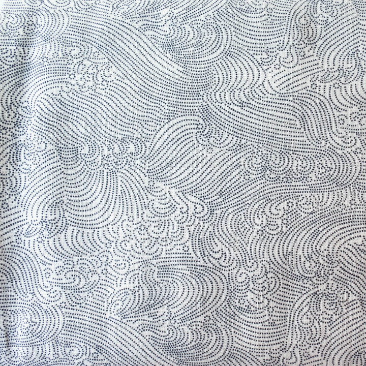 Nara Homespun :: Waves on White (NHS33D21)