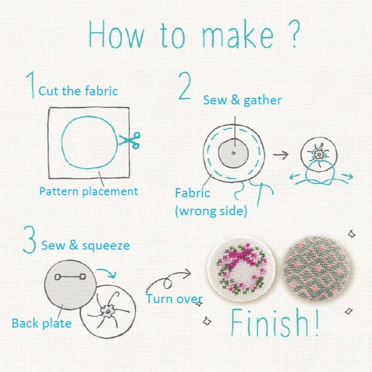 Covered Button Blanks - Small Round