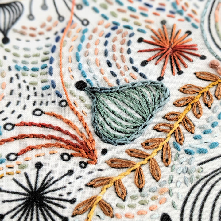 Dropcloth Embroidery Samplers :: Disco Nap Sampler Patterns - Snuggly Monkey