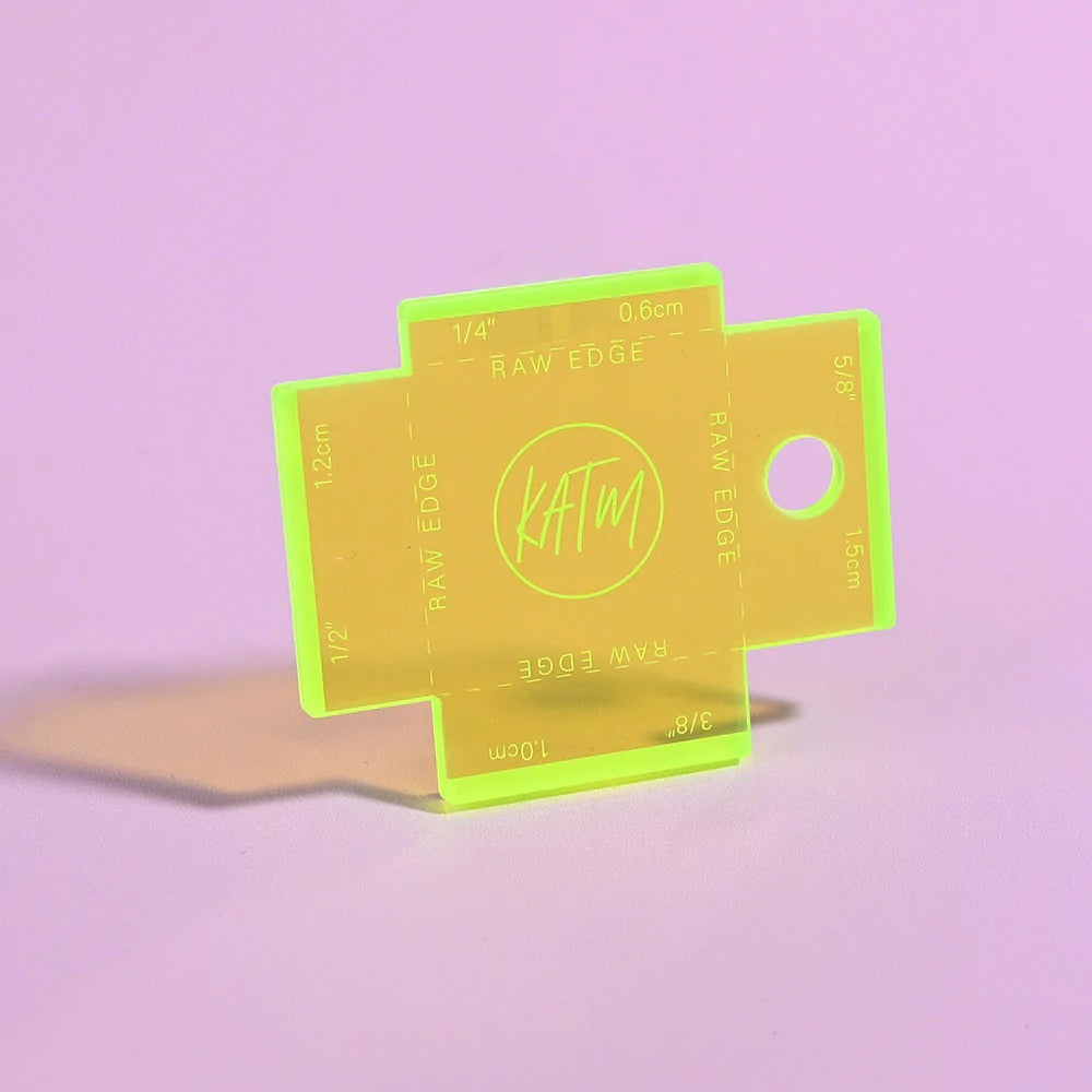 KATM Woven Labels Gauge Ruler