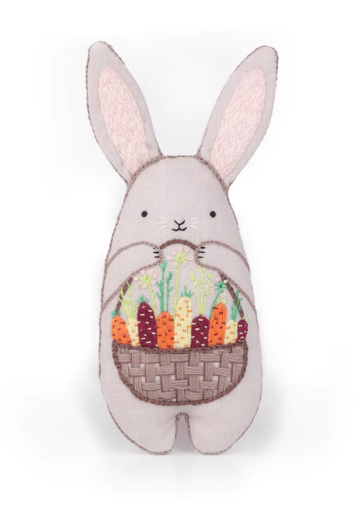Bunny Plushie Embroidery Kit