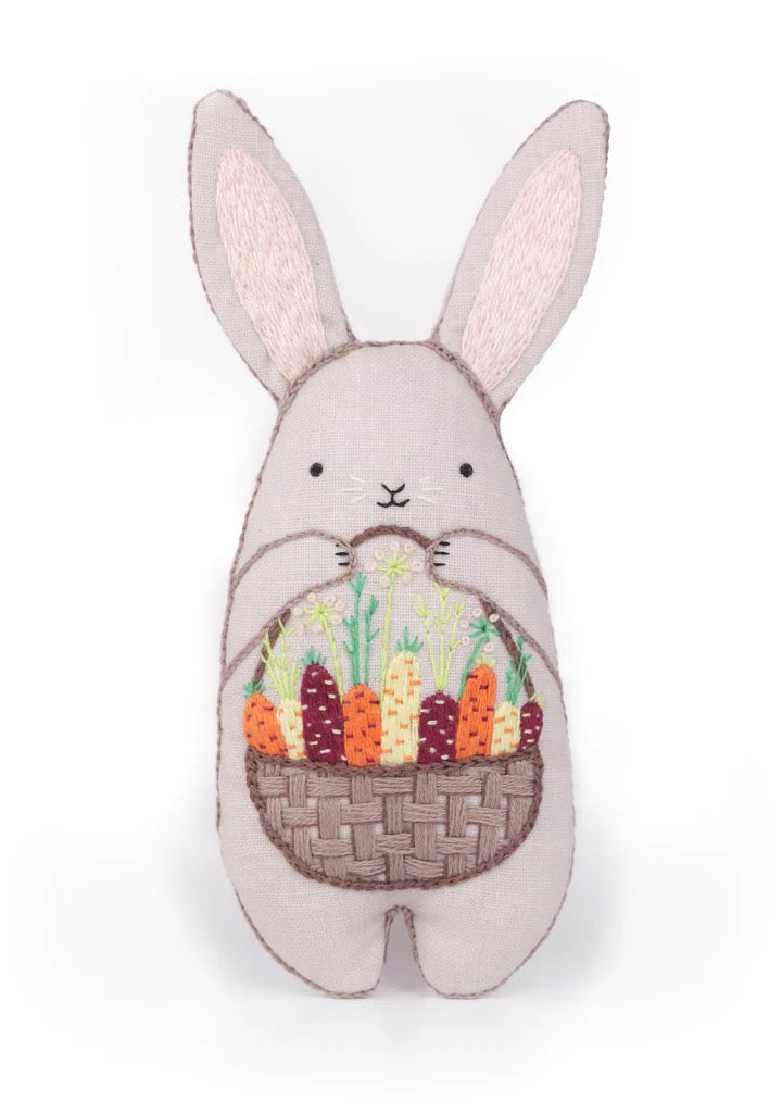 Bunny Plushie Embroidery Kit