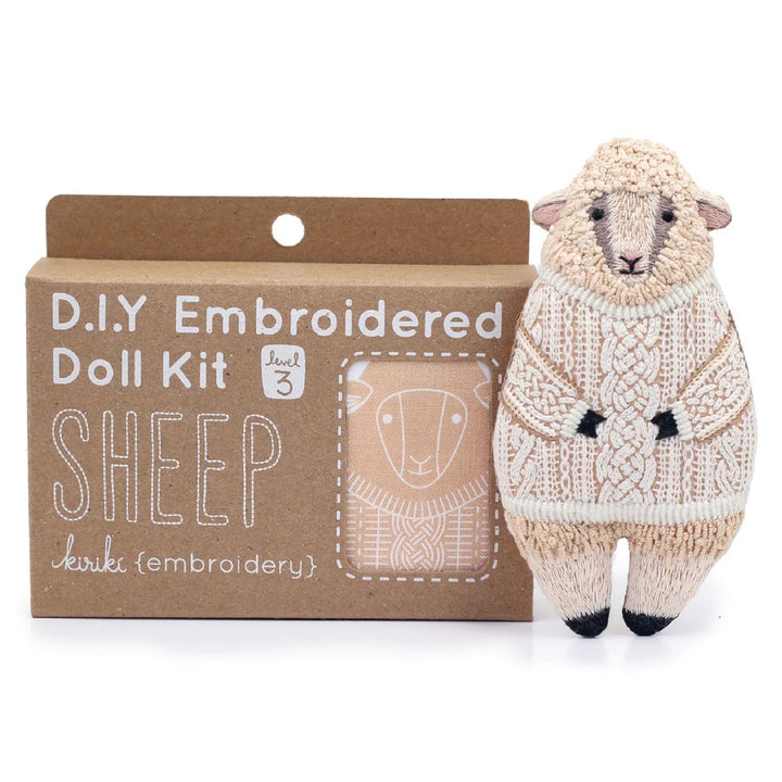 Sheep Doll Embroidery Kit