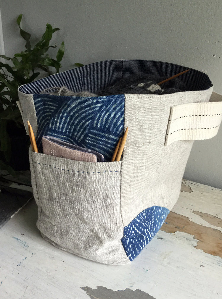 Side Handle Gusset Tote Sewing Pattern