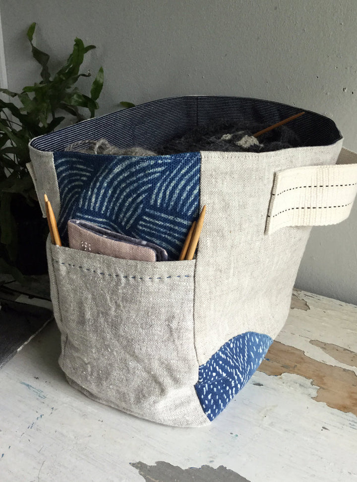 Side Handle Gusset Tote Sewing Pattern