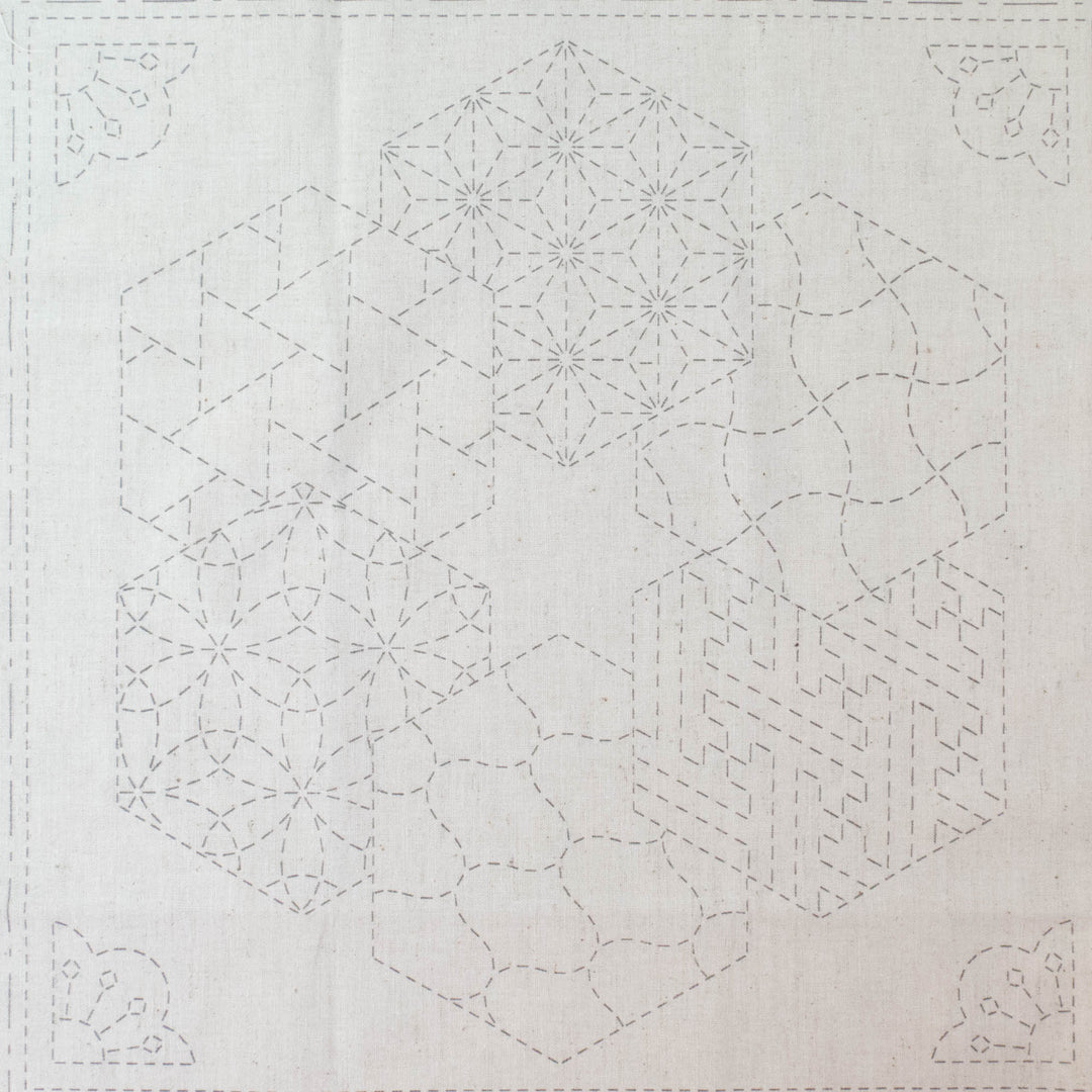 Kaza-Guruma 2 Sashiko Embroidery Sampler