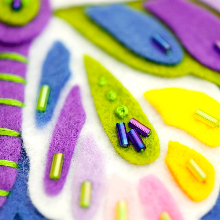 Evening Sky Butterfly Felt Ornaments Kit