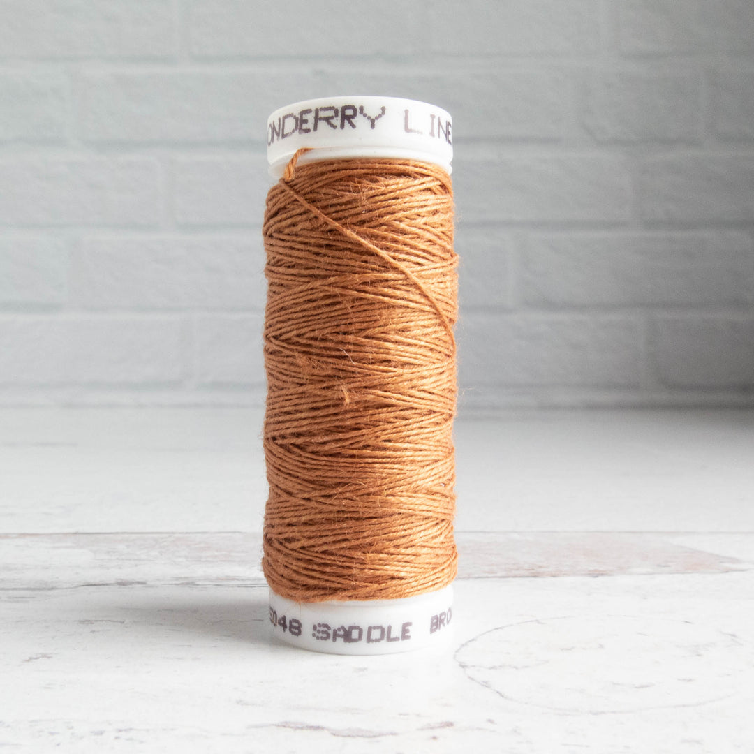 Londonderry Linen Thread (50/3) - Saddle Brown (#48)
