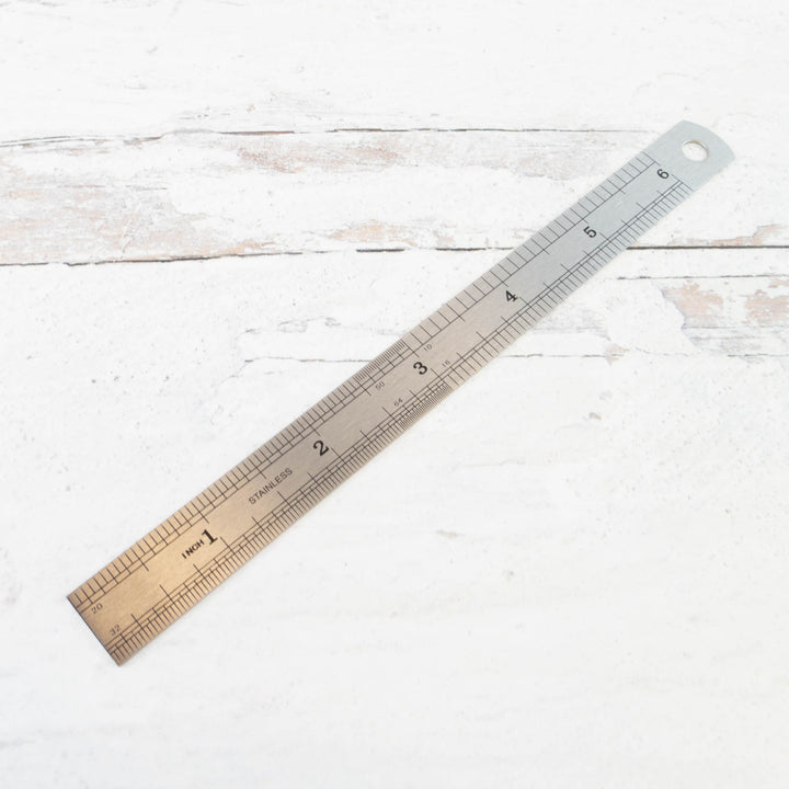 Stainless Steel 6" Ruler