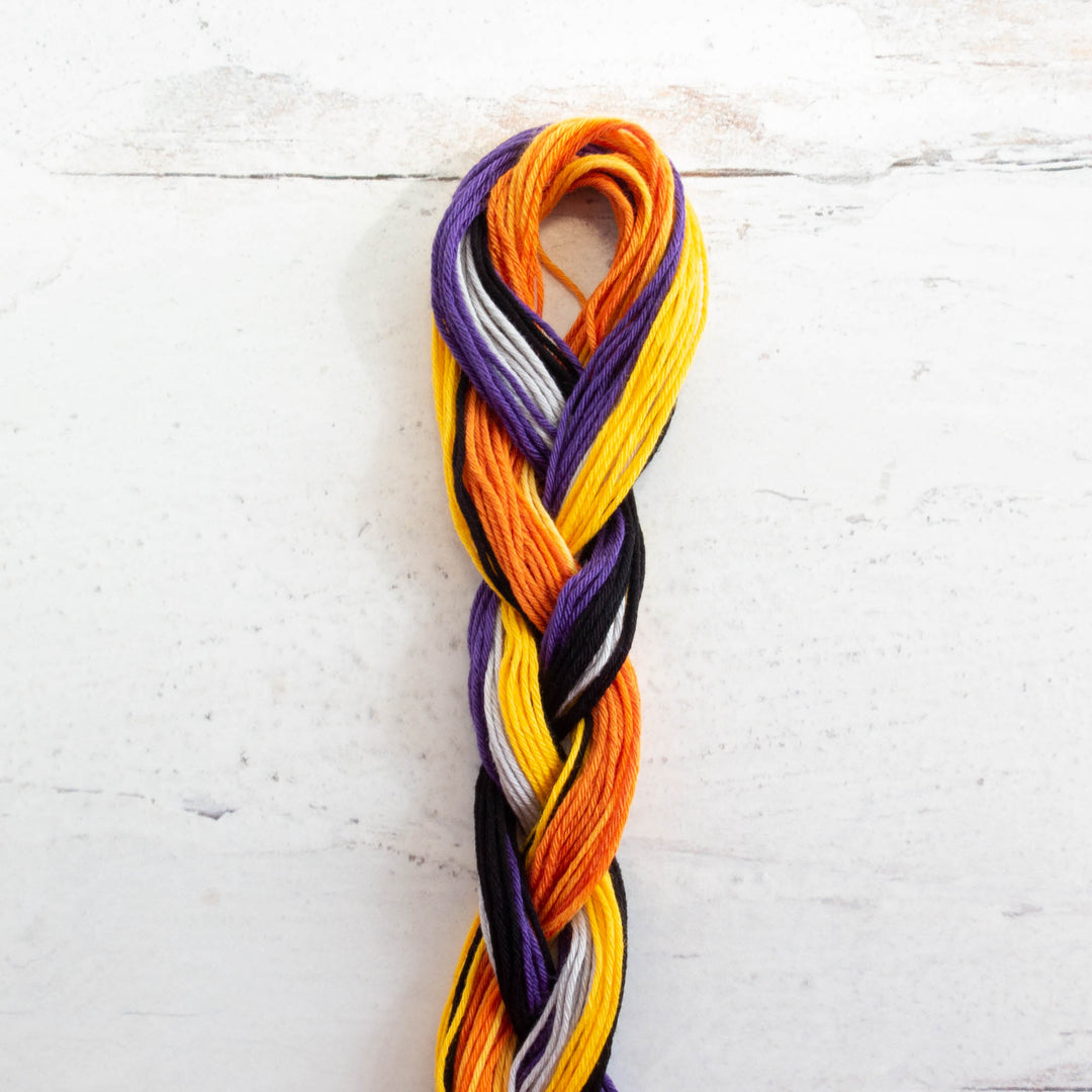 Multi-Color Sashiko Thread Braids - Halloween