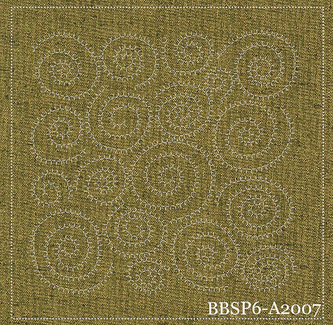 Nautilus Pre-Stenciled Sashiko Sampler