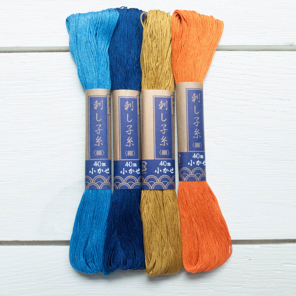 Yokota Sashiko Thread Collection - Fall Harvest Sashiko - Snuggly Monkey