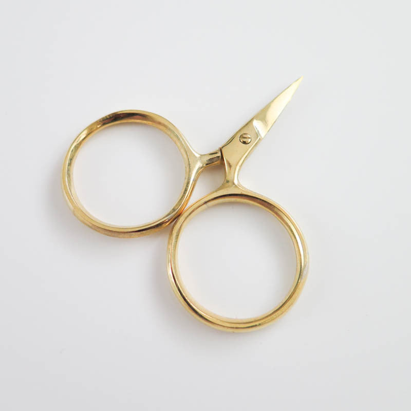 Modern Embroidery Scissors - Putford Gold Scissors - Snuggly Monkey