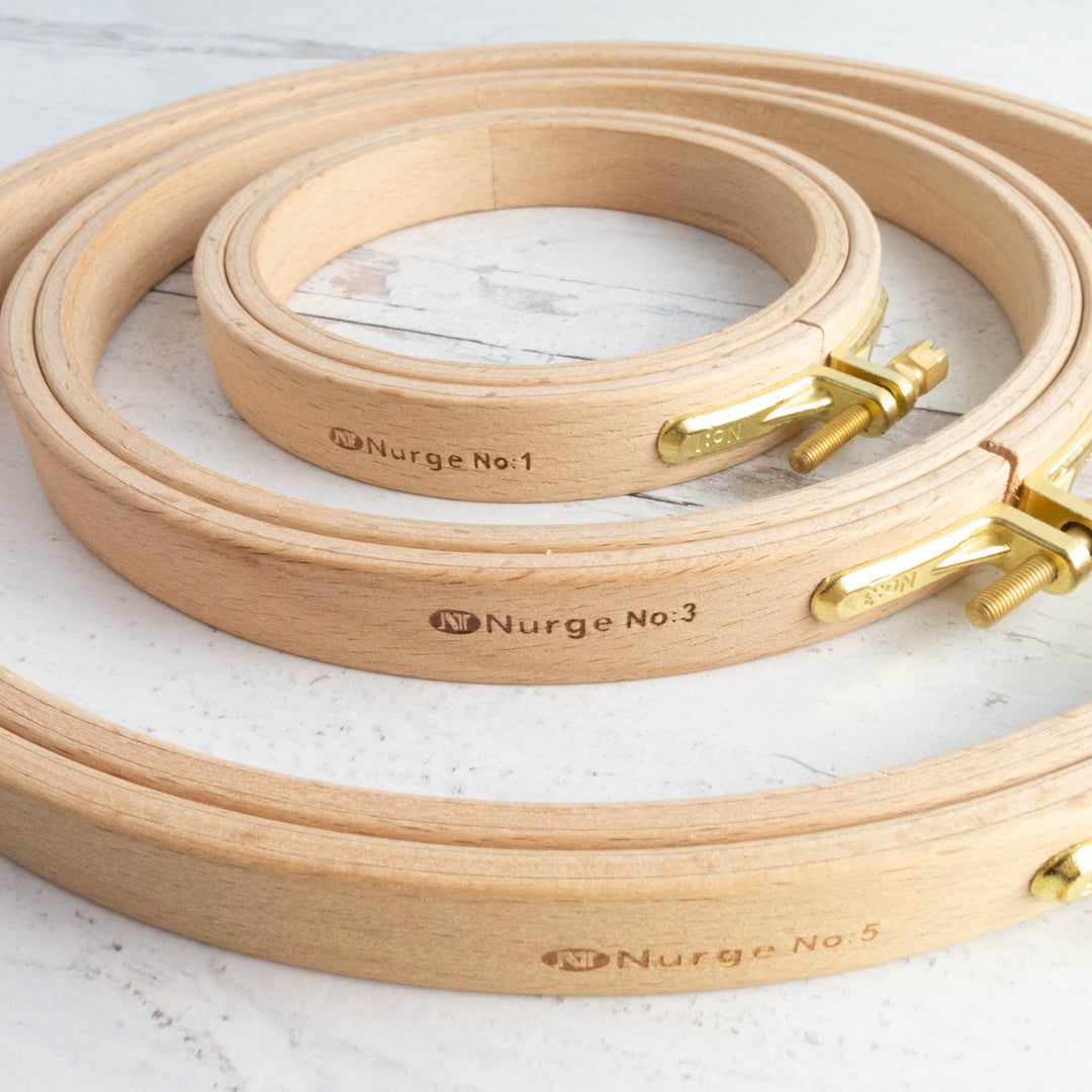 Hardwood Beech Embroidery Hoops (16mm deep)