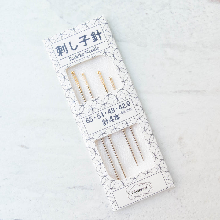 Olympus Gold Eye Sashiko Needles (4 pack)