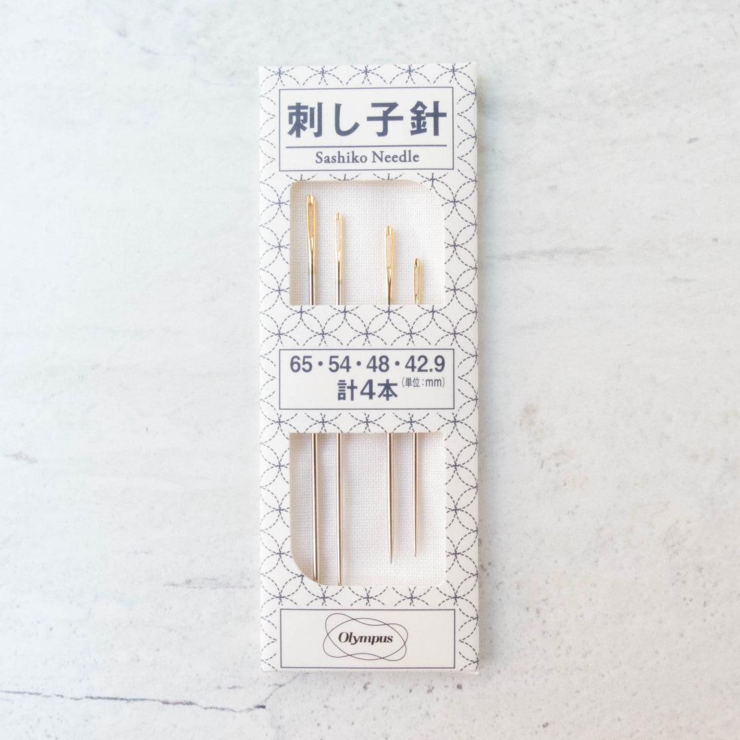 Olympus Gold Eye Sashiko Needles (4 pack)