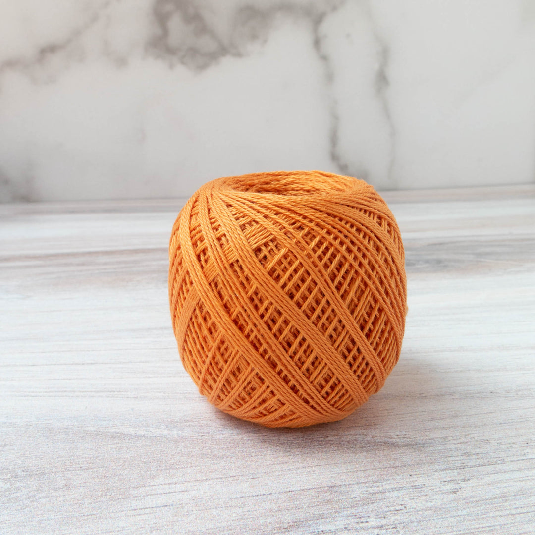 Olympus Thin Sashiko Thread - Carrot Orange (#204)