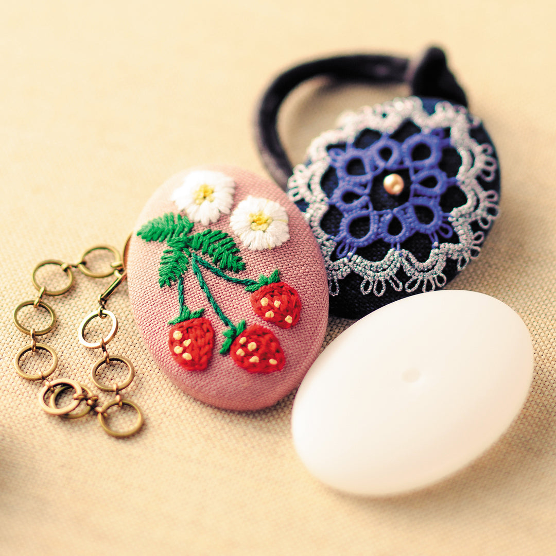 Covered Button Blanks - Large Oval