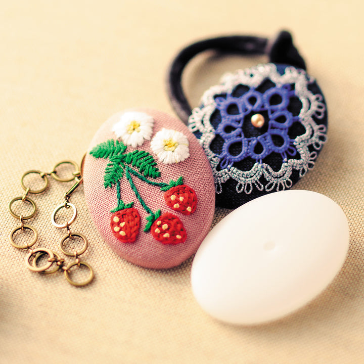 Covered Button Blanks - Large Oval