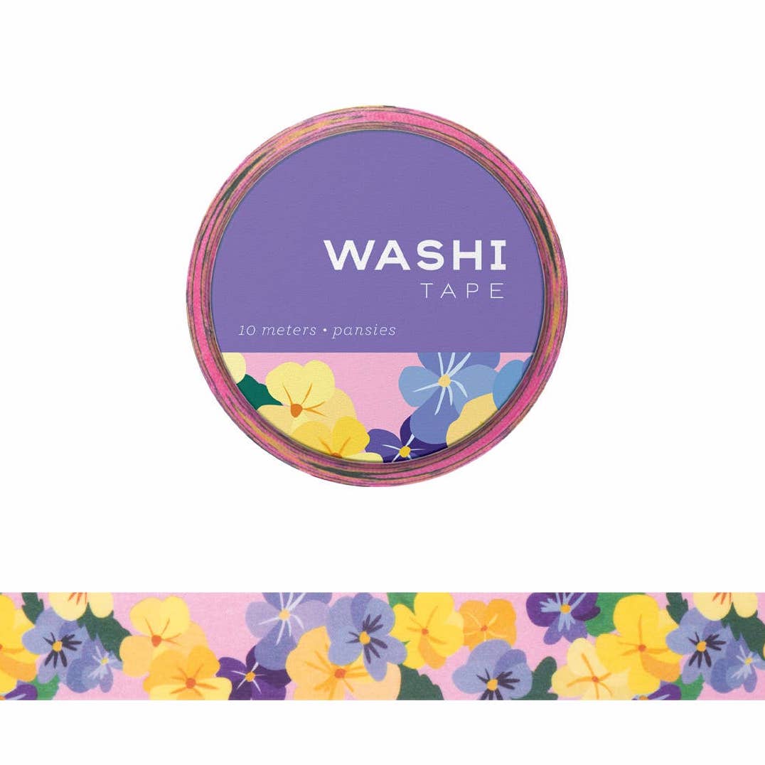 Pansies Washi Tape