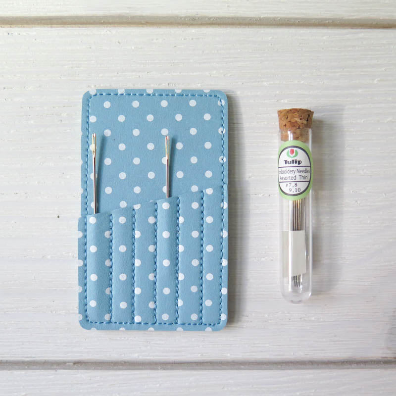 Polka Dot Needle Case Notions - Snuggly Monkey