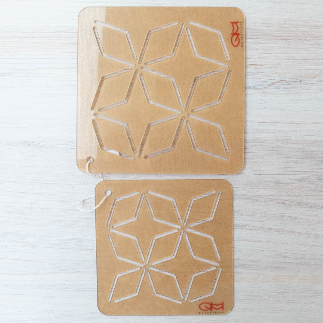 Sashiko Stencil - Kaku-Shippo (#14)