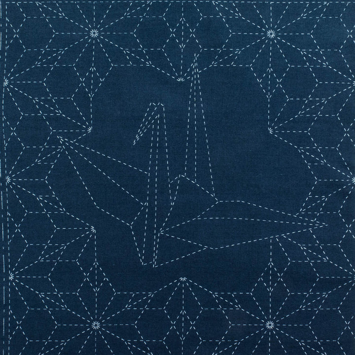 Sashiko Embroidery Sampler - OriZuru (No.13) Sashiko - Snuggly Monkey