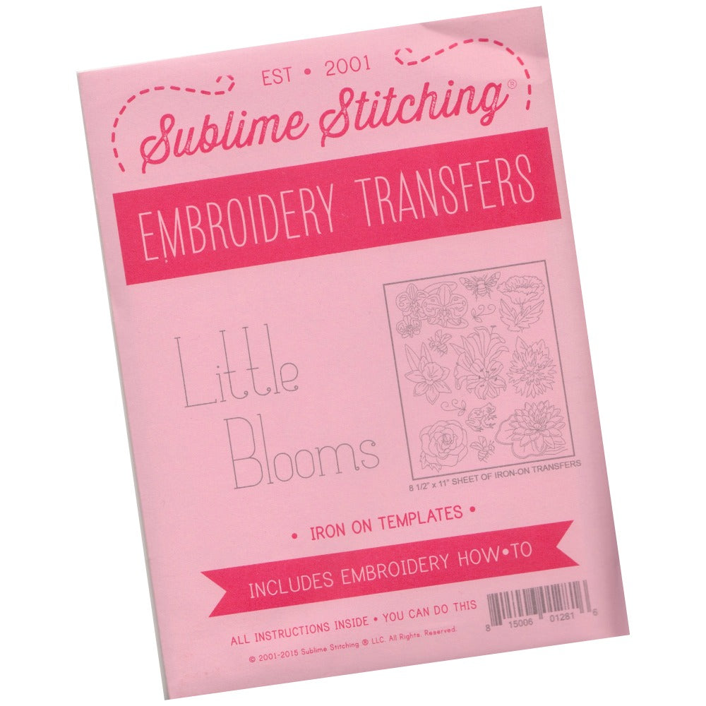 Little Blooms Hand Embroidery Pattern | Sublime Stitching Patterns - Snuggly Monkey