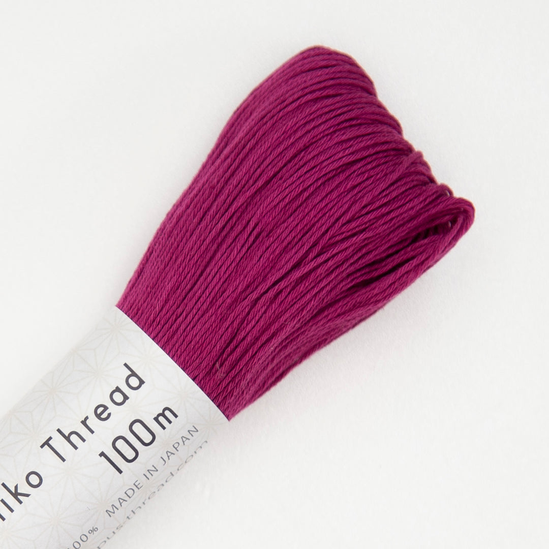 100m Skein Olympus Sashiko Thread - Raspberry (#125)