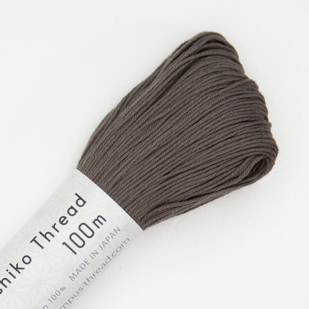 100m Skein  Olympus Sashiko Thread - Dark Gray (#130)