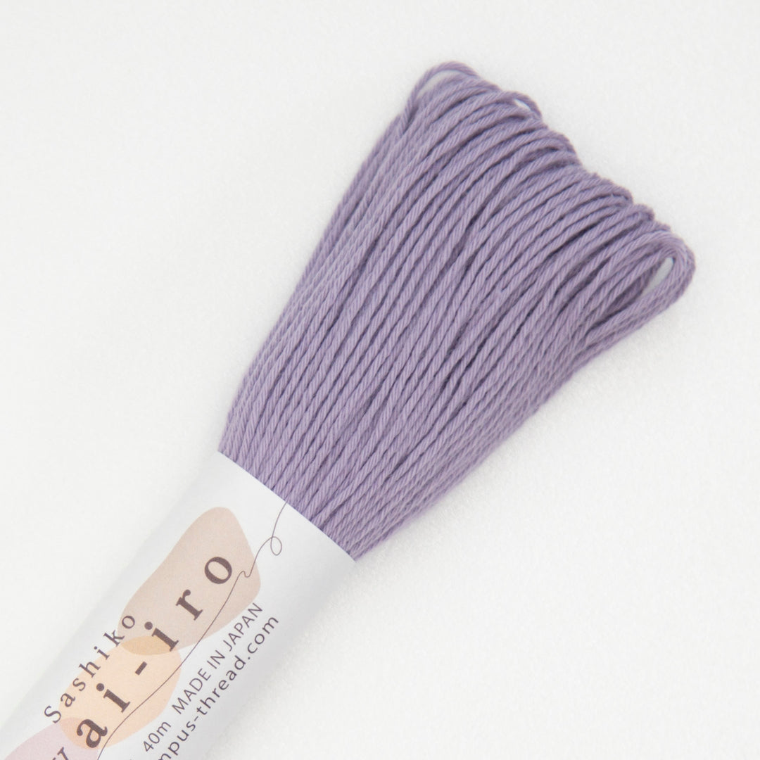 40m Awai-iro Olympus Sashiko Thread - Mauve (#A10)