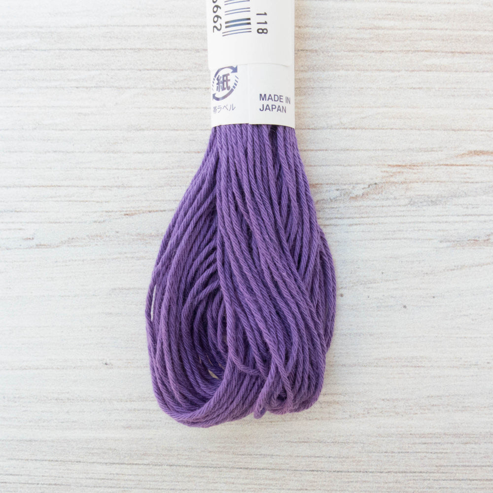 Japanese Sashiko Thread - Purple (#19) Sashiko - Snuggly Monkey