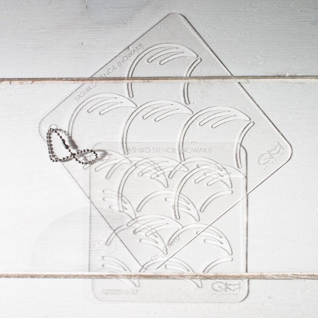 Sashiko Stencil - Nowaki Sashiko - Snuggly Monkey