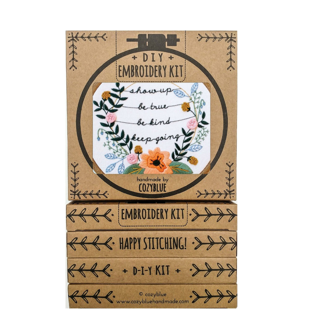 cozyblue Embroidery Pattern :: Show Up Patterns - Snuggly Monkey