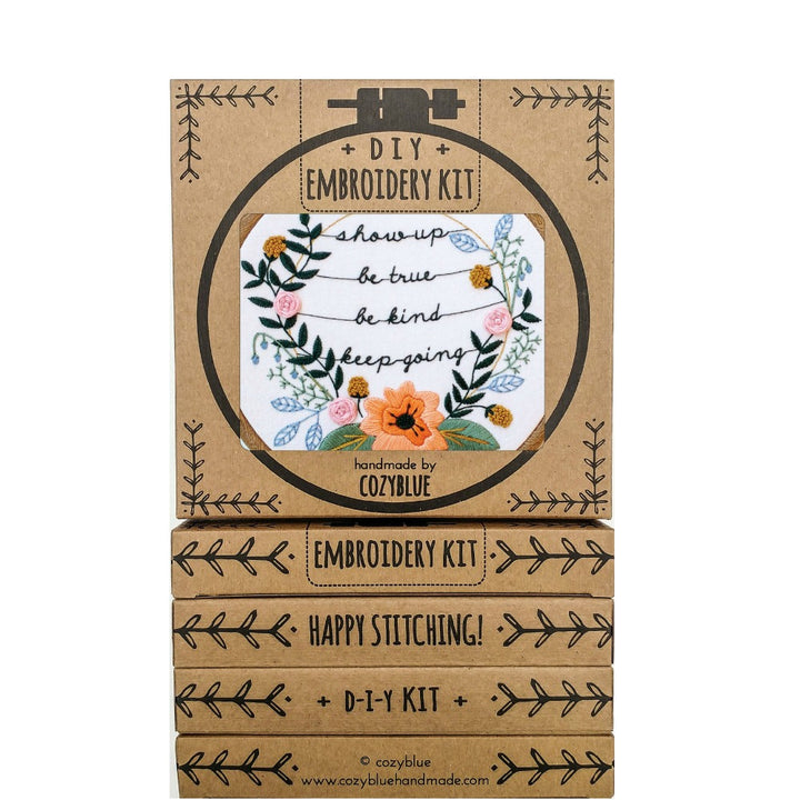 cozyblue Embroidery Pattern :: Show Up Patterns - Snuggly Monkey