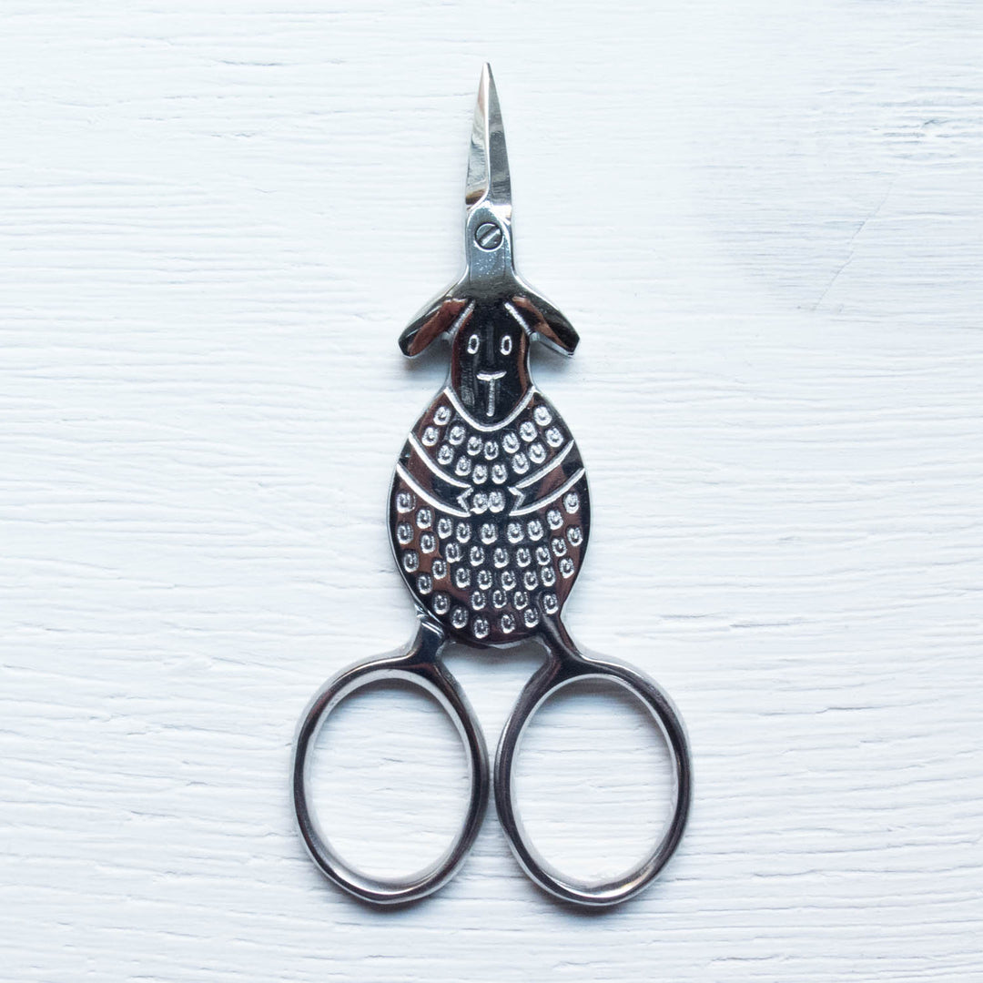 Silver Sheep Embroidery Scissors Scissors - Snuggly Monkey