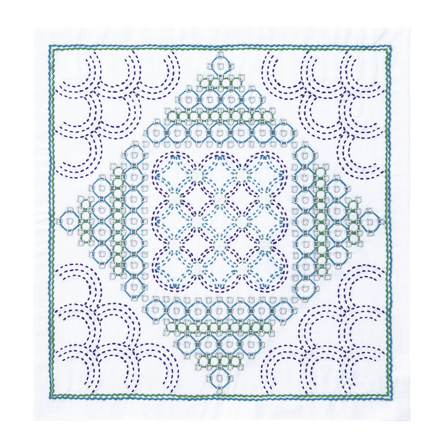 COLINA de passaros　 Sashiko D-pack Mixed Style Sashiko Sampler Kit - Drop (1105 / 432) – Snuggly Monkey