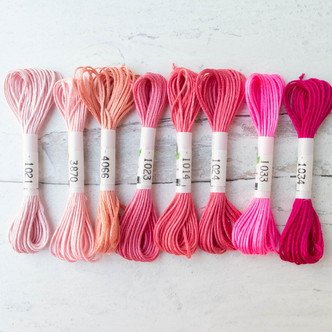 Soie d'Alger Silk Embroidery Thread - Pinks