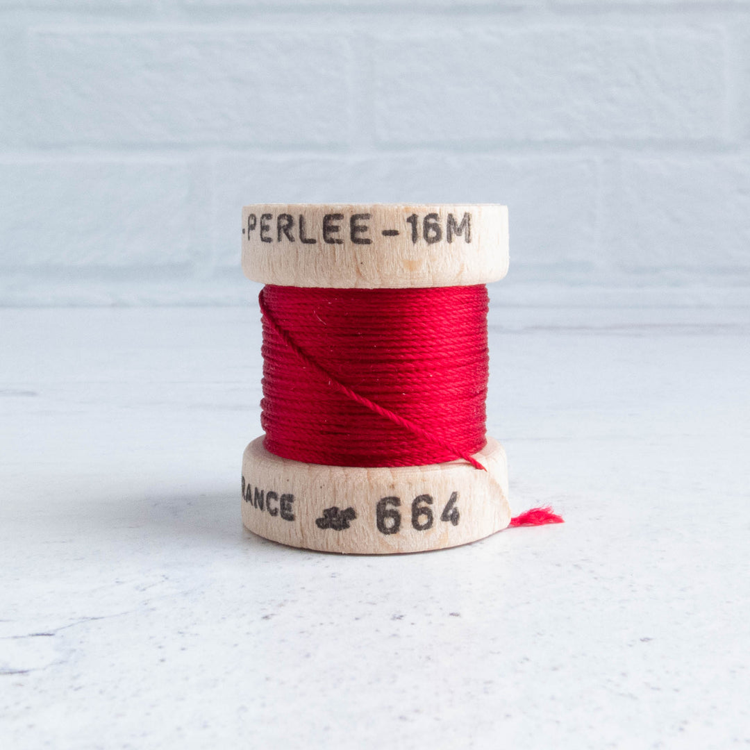 Soie Perlée Silk Thread - Red (664)