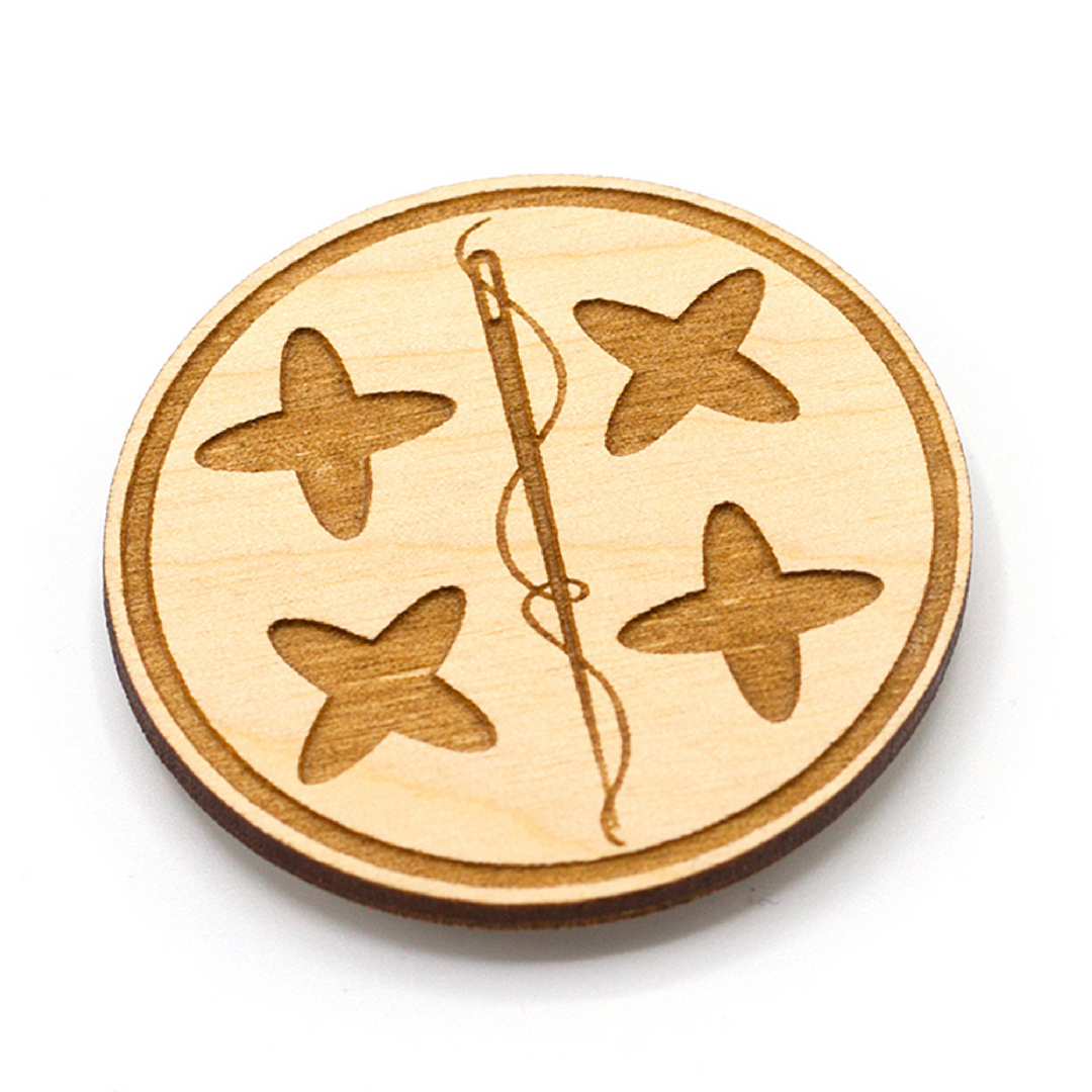 Stitch Wooden Needle Minder