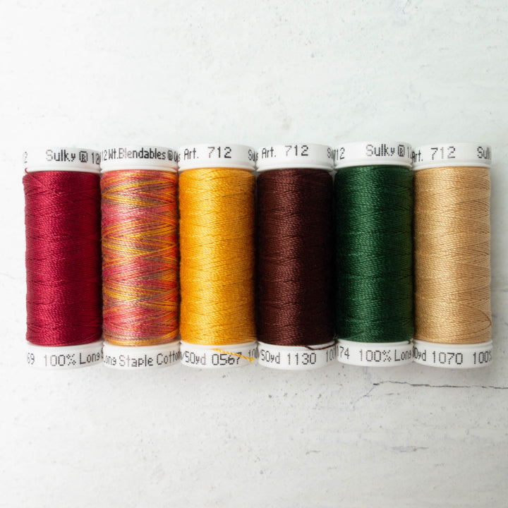 Sulky 12 wt Cotton Petites Thread - Autumn Palette
